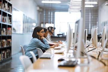 students at computer